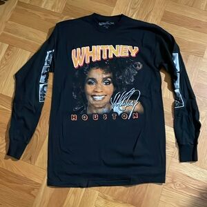 Whitney Houston Long Sleeve Shirt Adult Size Small/Medium NWOT